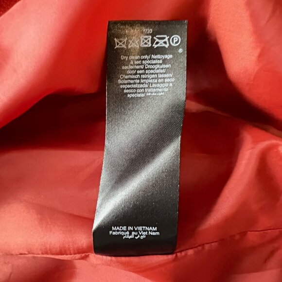 NEW! ETAM Paris manteau de petit ami in Rust Orange colour- Size S - Picture 16 of 16